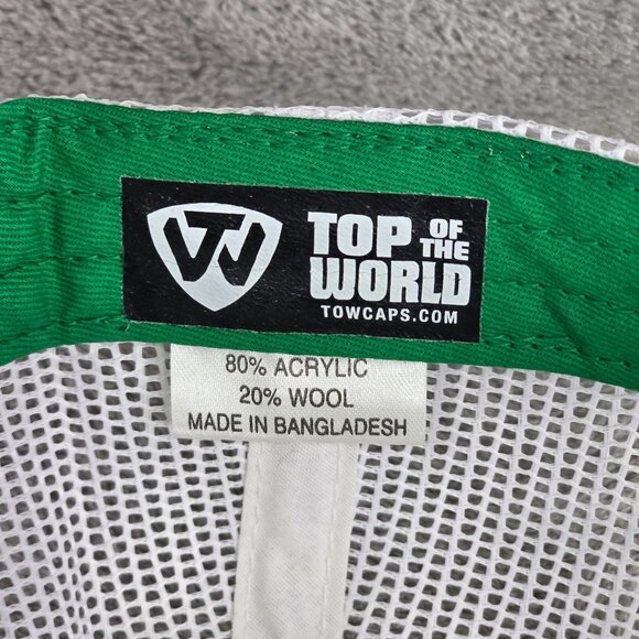 Oklahoma City Thunder Mesh Trucker Hat Snapback Cap Blue Orange Top Of The World - Picture 7 of 7